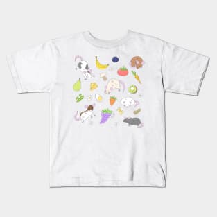 Rats And Snacks  Sticker Pack Kids T-Shirt